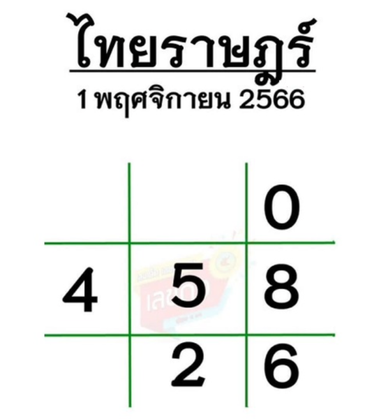 เลขเด็ด 1/11/66