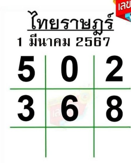 เลขเด็ด 1/3/67